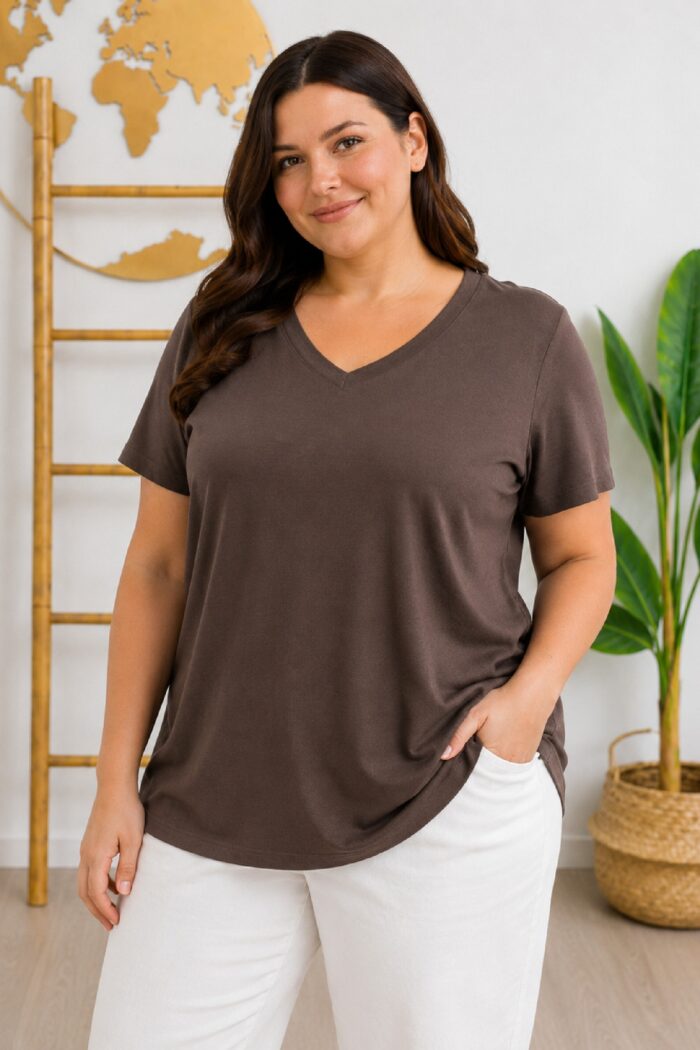 Camiseta Pico Marron