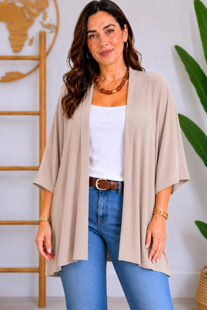 Kimono Punto Beige