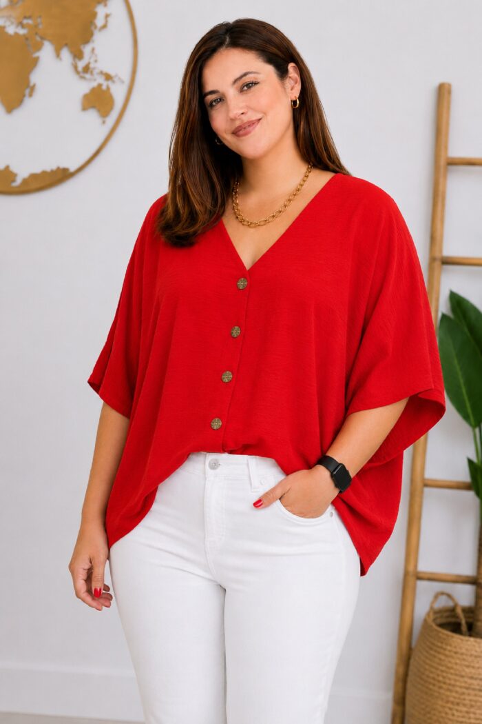 Blusa Maria Rojo