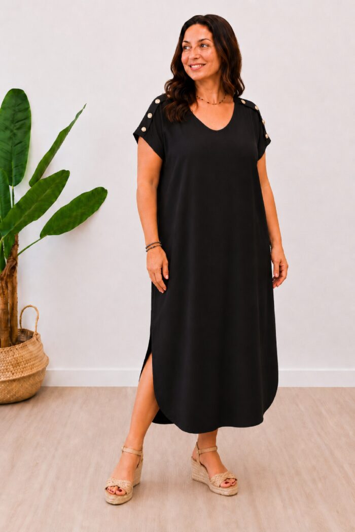 Vestido Army Negro