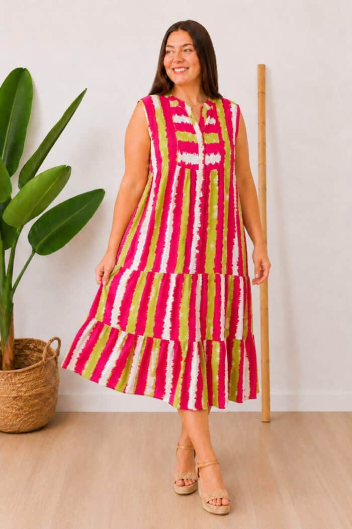 Vestido Bahia Fucsia