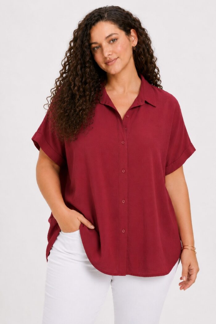 Camisa Graciela Summer Burdeos