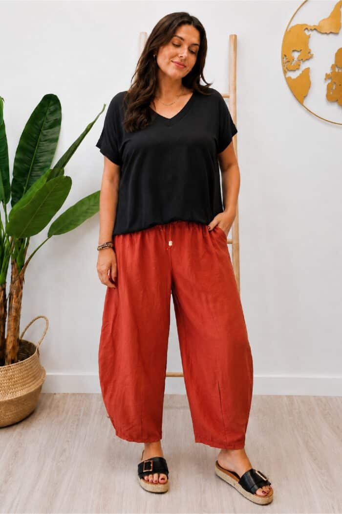 Pantalon Ballon Bombacho Teja