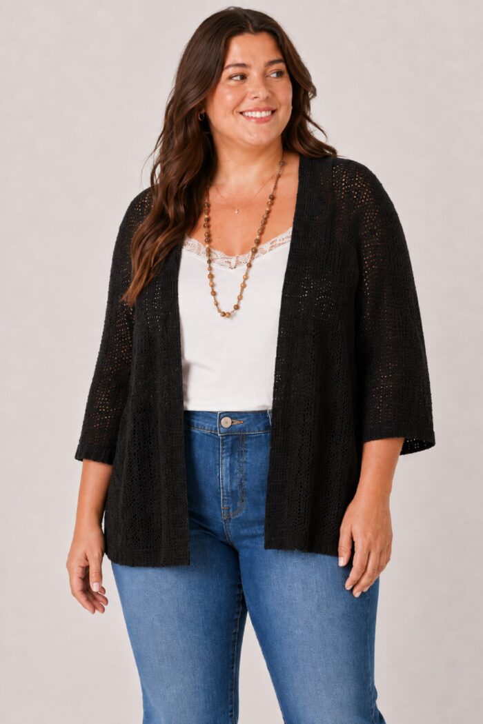 Chaqueta Calada Negra