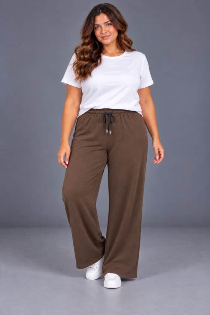 Pantalón Jogger Ancho Chocolate