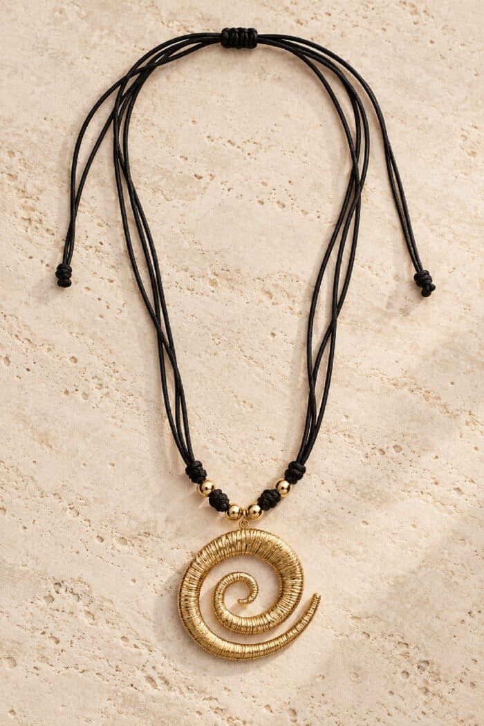 Collar Spiral Negro