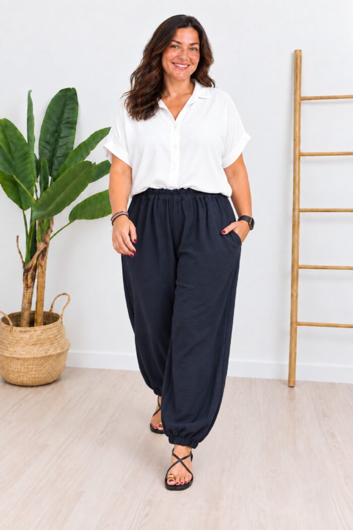 Pantalon Bombacho Paris Marino