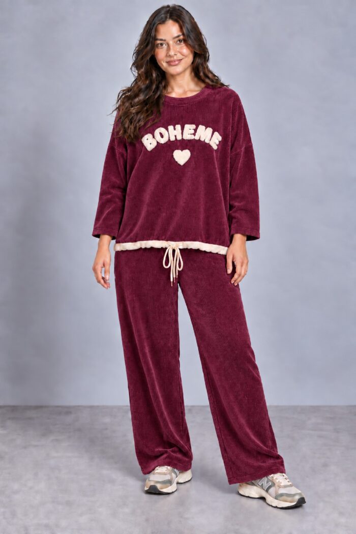 Conjunto Boheme Pana Burdeos